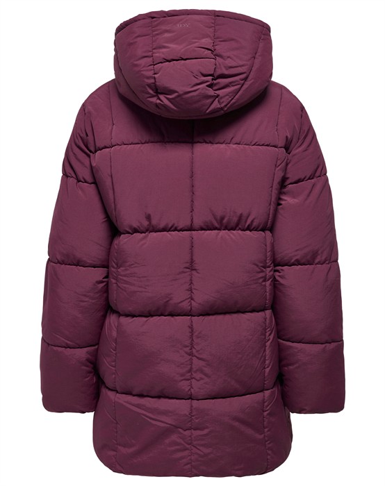 JDYWonder Lang Hood Puffer Jakke